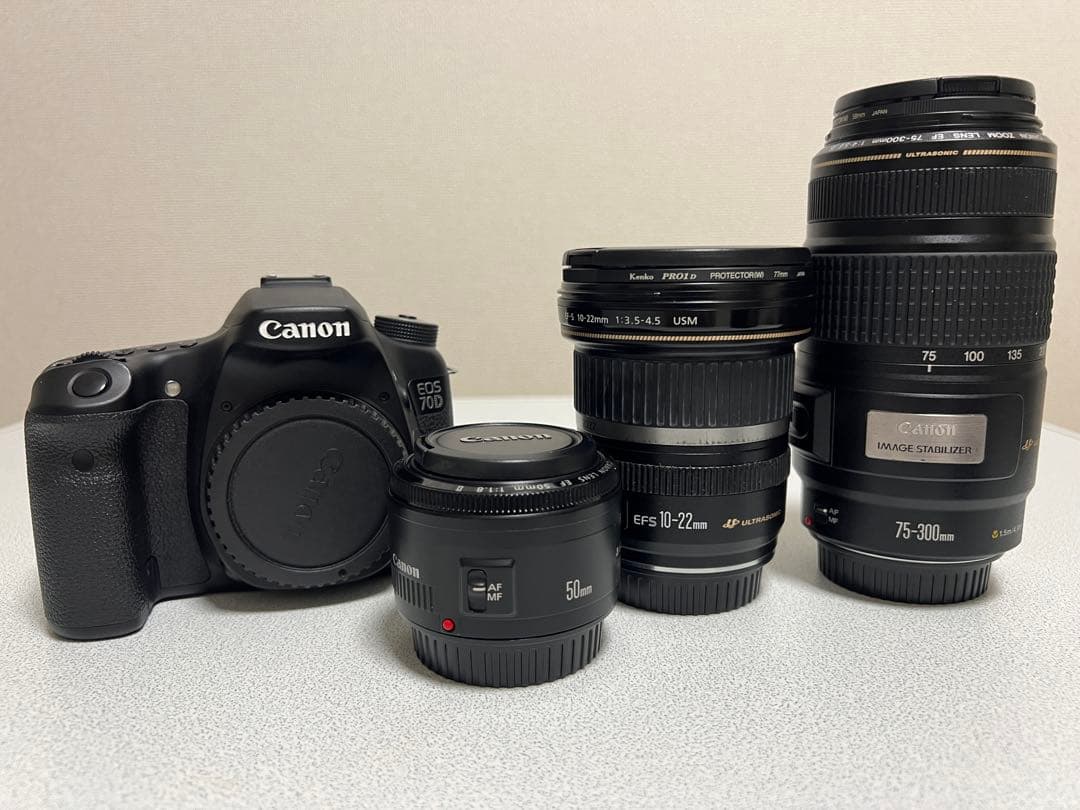 Canon EOS 70D レンズ3本セット