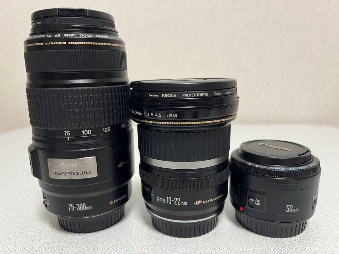 Canon EOS 70D レンズ3本セット