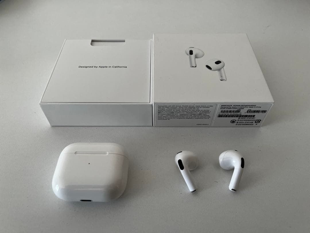 Apple AirPods 第3世代 本体 充電ケース 充電ケーブル