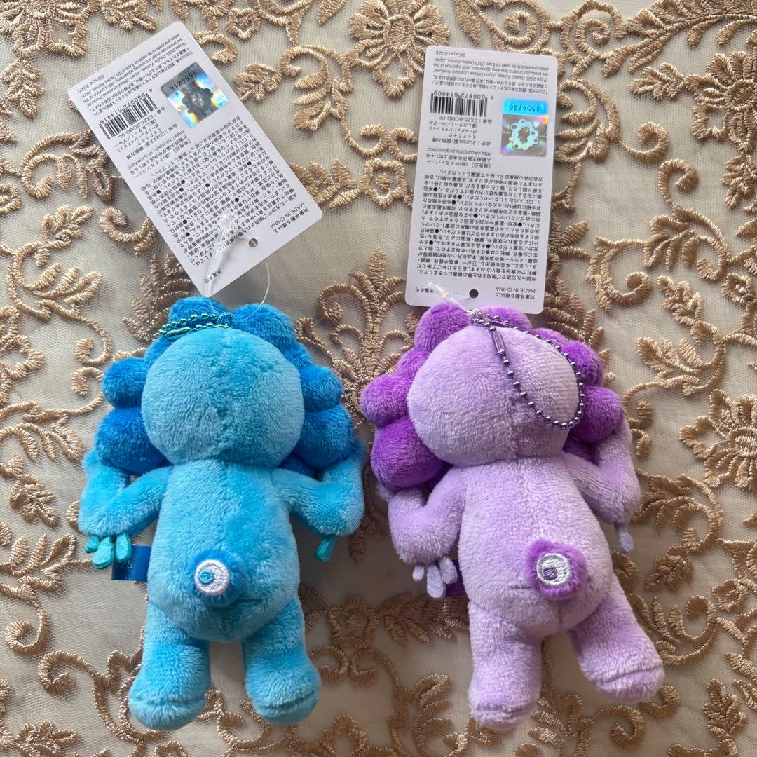 ミャクミャク　ボールチェーンマスコット　ブルー　パープル　万博