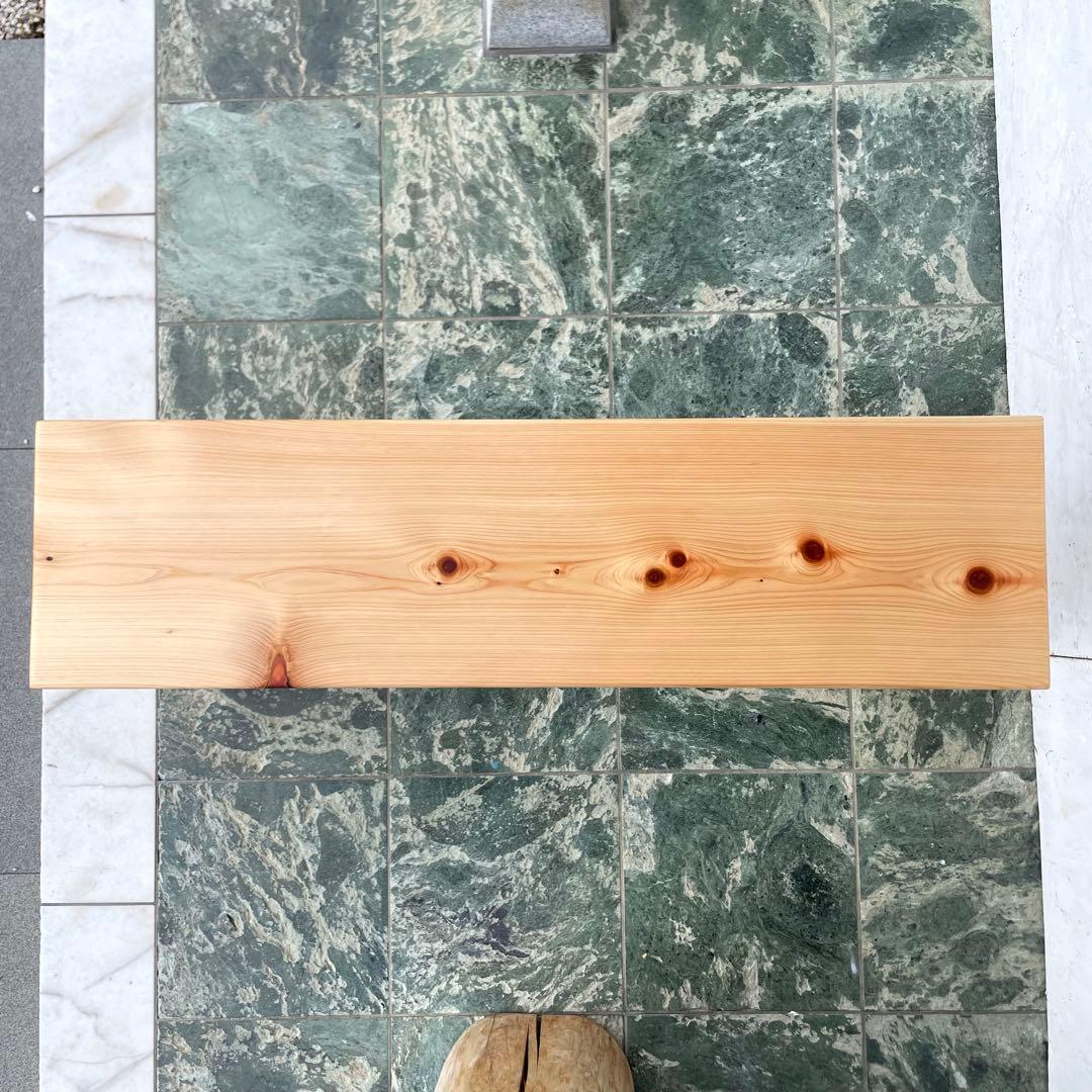 国産ひのき　ダイニングベンチ　チェアー　木製ベンチ