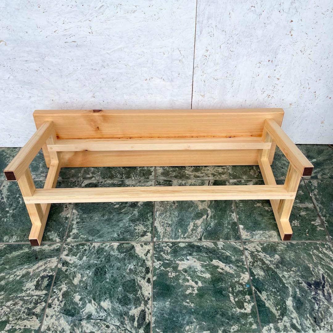 国産ひのき　ダイニングベンチ　チェアー　木製ベンチ