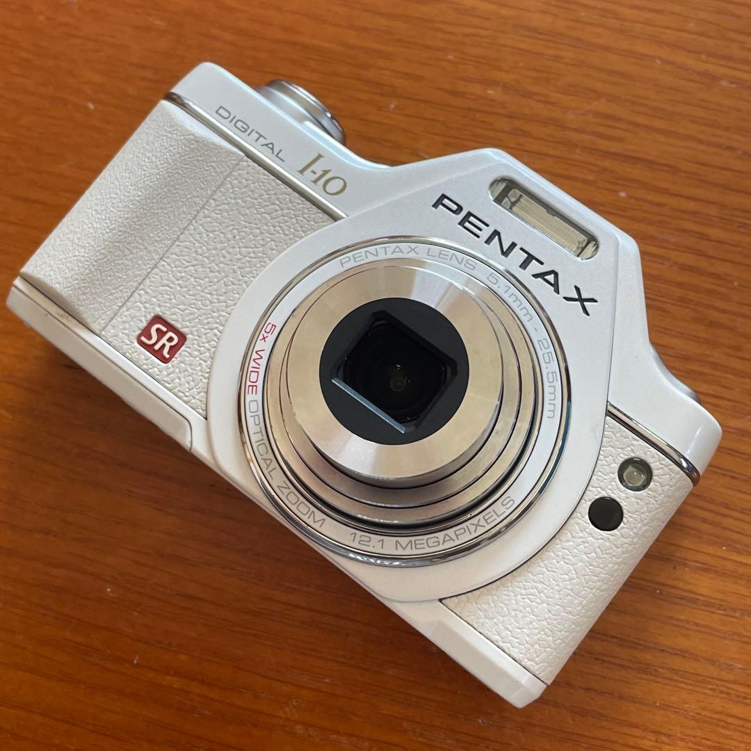 PENTAX デジタルカメラ オプティオ OPTIO I-10 ホワイト 実用品