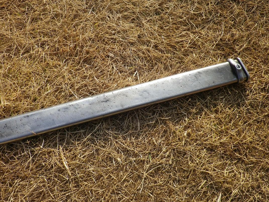 三十年式銃剣の鞘　複製品　レプリカ　スチール製