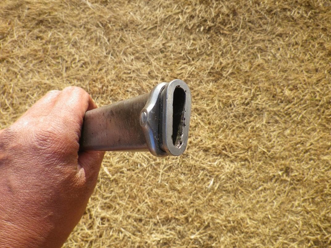 三十年式銃剣の鞘　複製品　レプリカ　スチール製