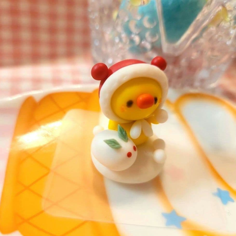 クマずきんちゃんヒヨコ♡雪うさぎ☆雪遊び