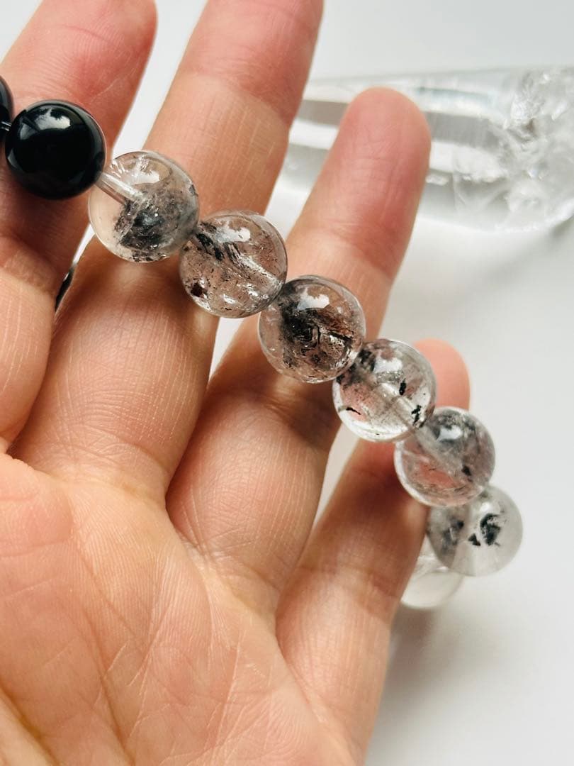 ユニドロブレスレット　ブラック系