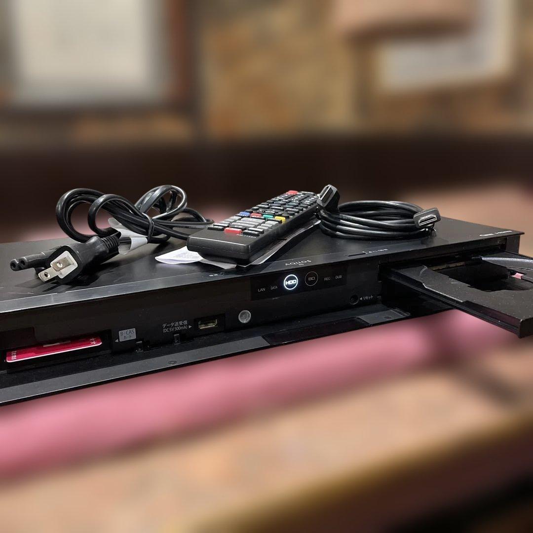 シャープBD-NW1100 12倍1000GB 2番組W録　新品リモ等付フル装備