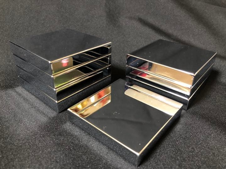 【送料無料】 高級仕上げインシュレーター　クロムメッキ仕様　8個セット