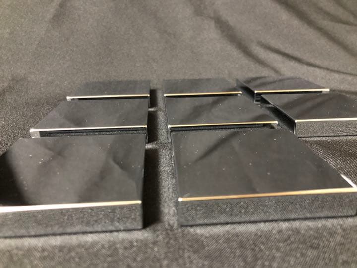 【送料無料】 高級仕上げインシュレーター　クロムメッキ仕様　8個セット