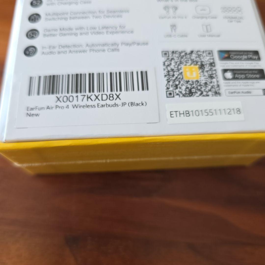 【メーカー対応新品♪】Earfun Air pro 4
