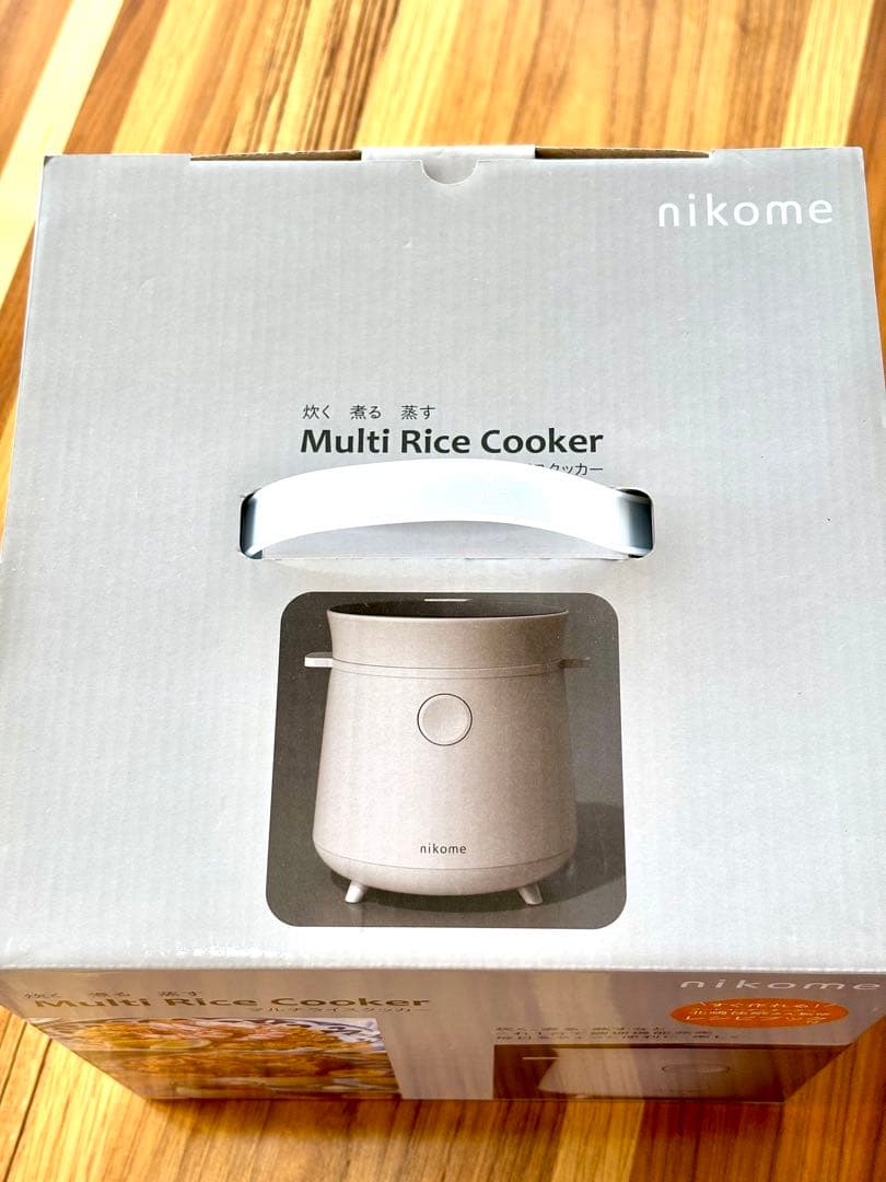 nikome ニコメ マルチライスクッカー 炊飯器 コンパクト 2合炊 ホワイト