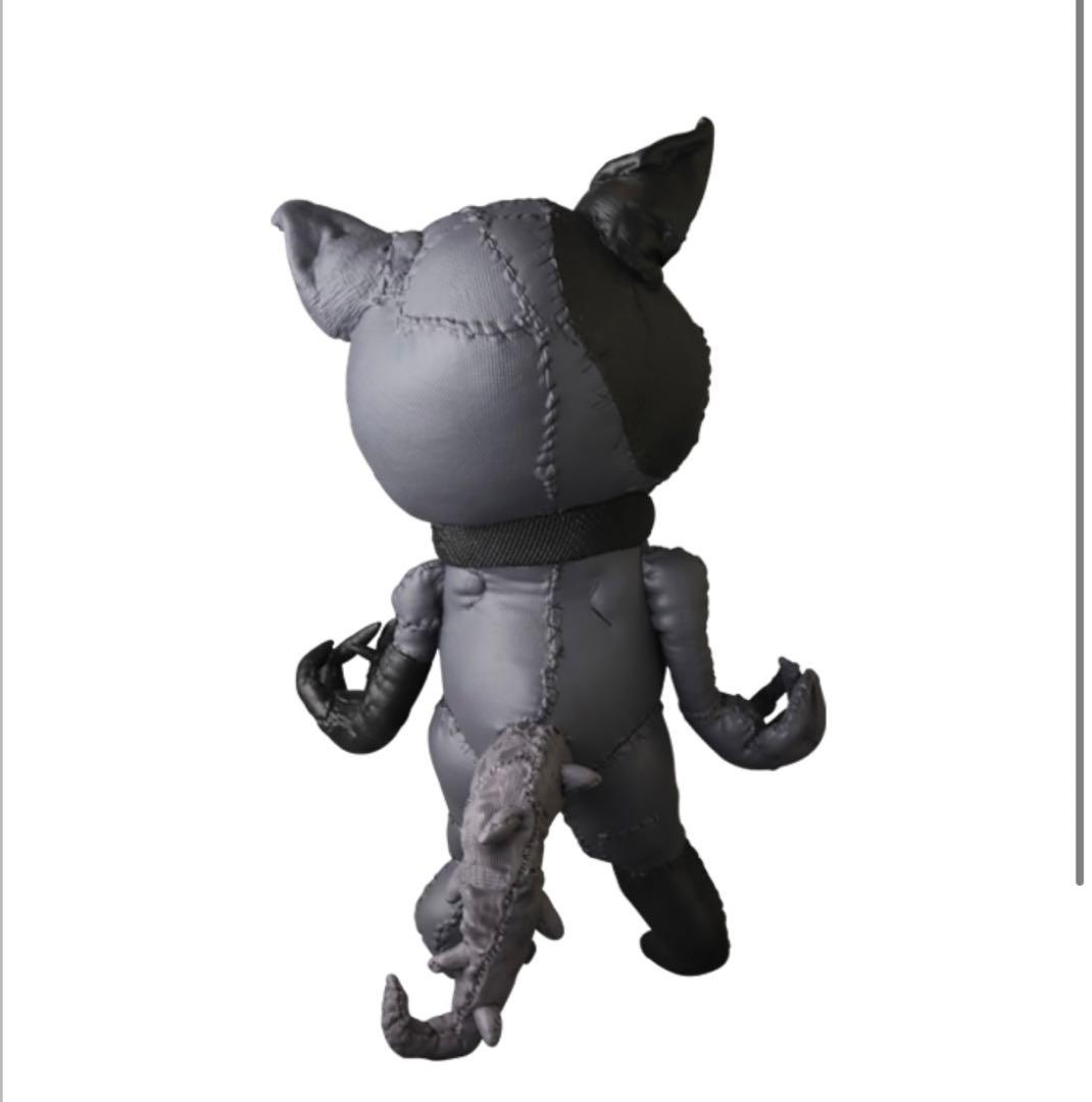 「BUTTON」STATUE Leather BLACK
