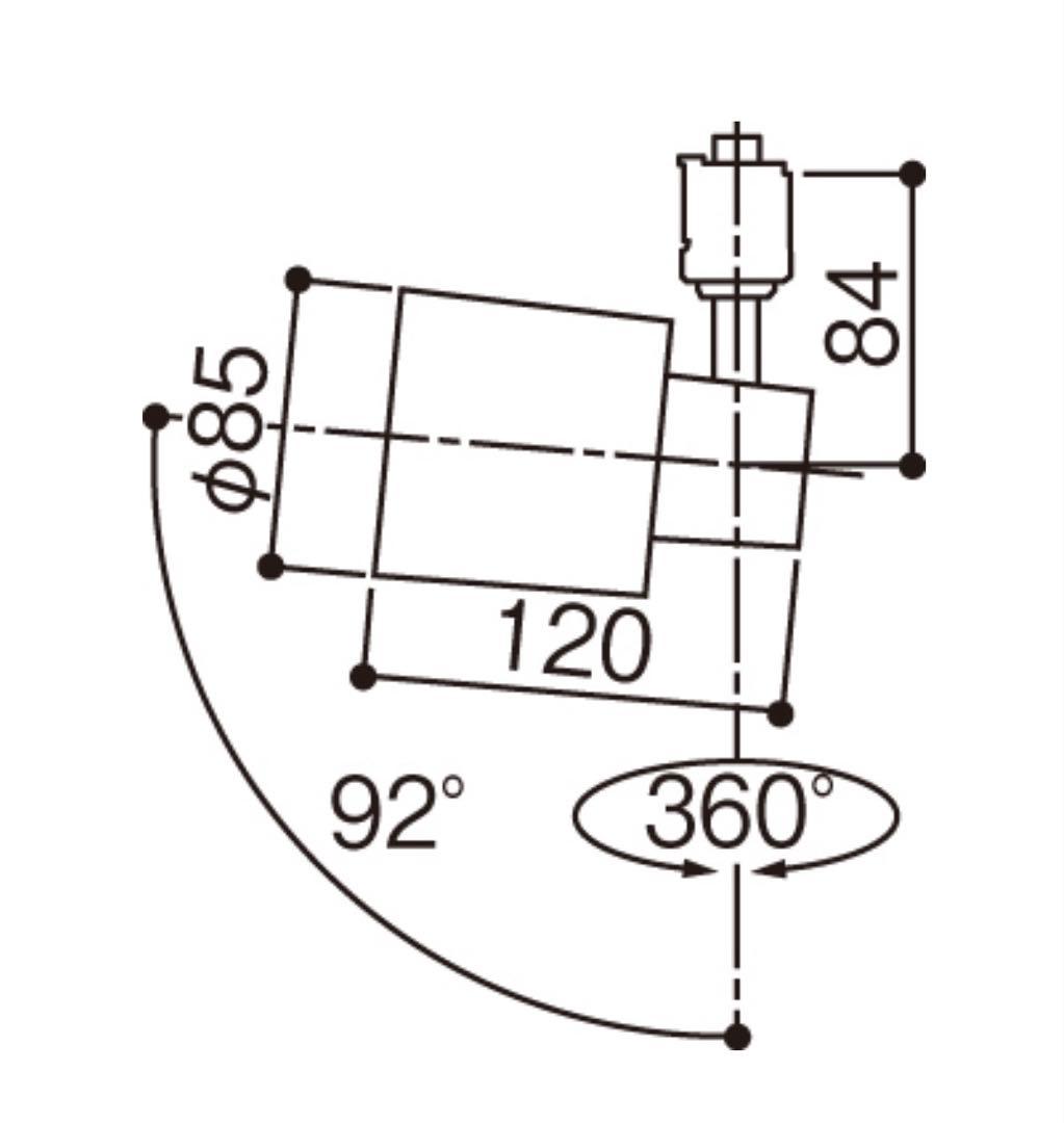 AAA　新品パナソニックスポットライト2個LGS9502 配線ダクト取付型