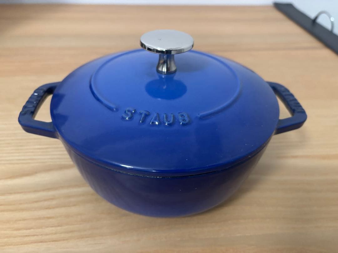 ストウブ Wa-NABE ワナベ S STAUB 16cm ブルー 【おまけ付】