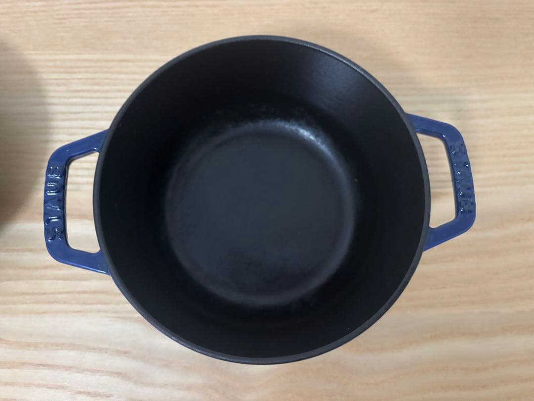 ストウブ Wa-NABE ワナベ S STAUB 16cm ブルー 【おまけ付】