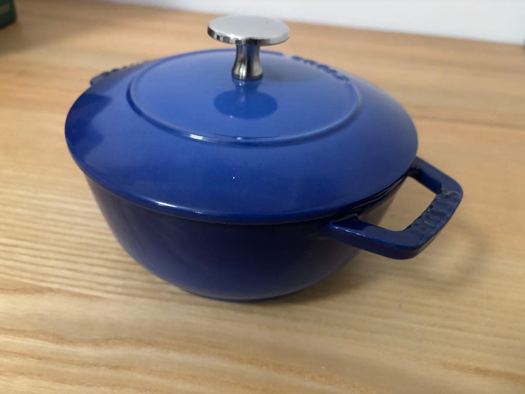 ストウブ Wa-NABE ワナベ S STAUB 16cm ブルー 【おまけ付】