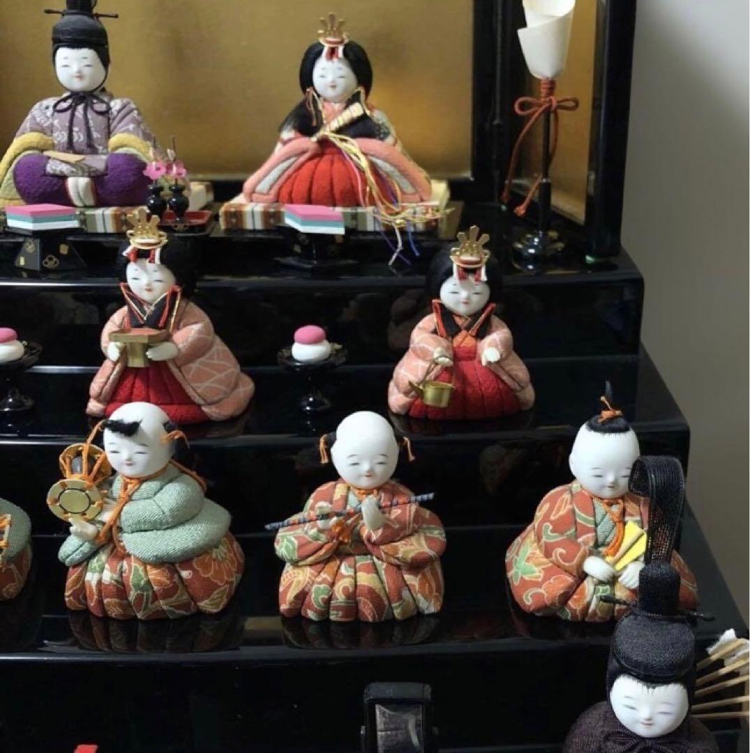 雛人形　原孝洲　木目込み　十五人　15人　ひな人形　サイドボード　木目込　孝州