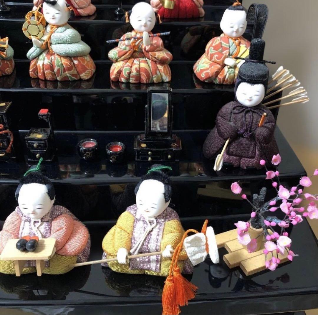 雛人形　原孝洲　木目込み　十五人　15人　ひな人形　サイドボード　木目込　孝州