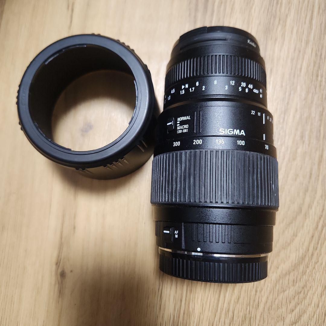 SIGMA 70-300mm For Canon AF レンズフード付き