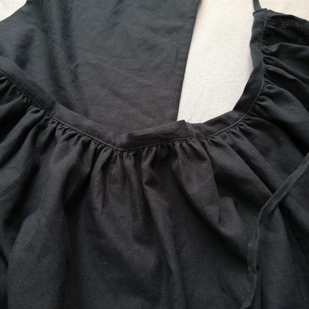 3wayエプロン◯リネンブラック