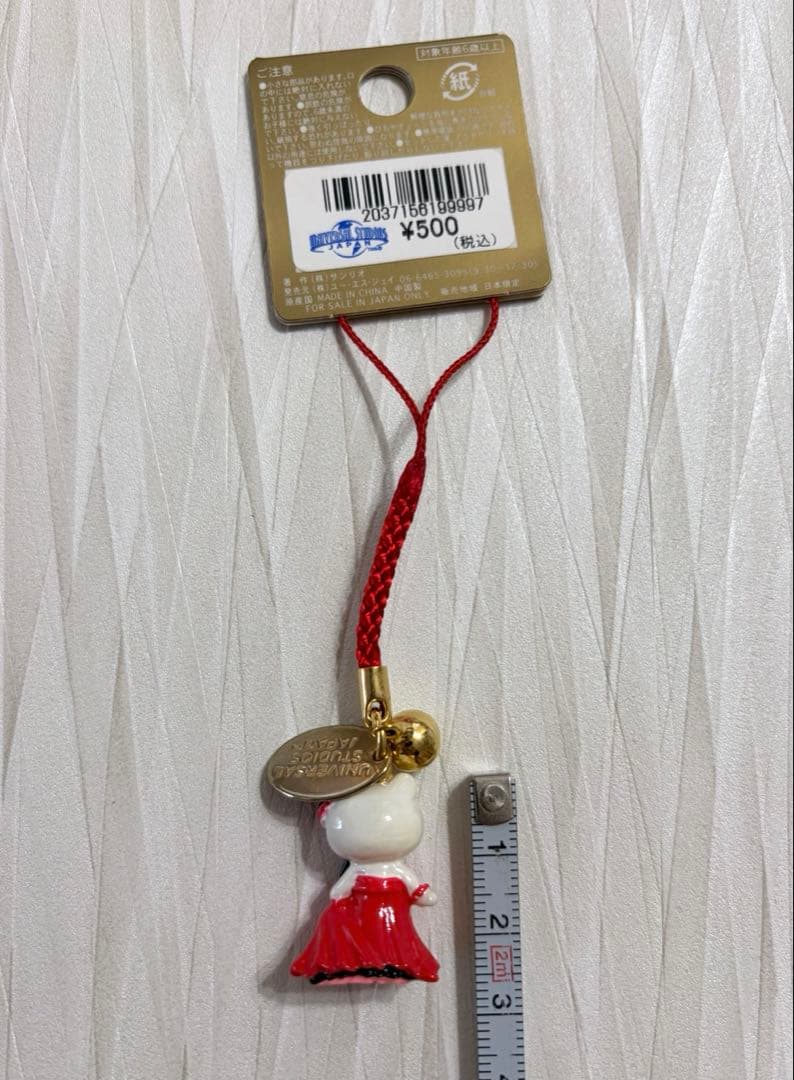 サンリオ　キティ　マスコットストラップ　USJ ドレス