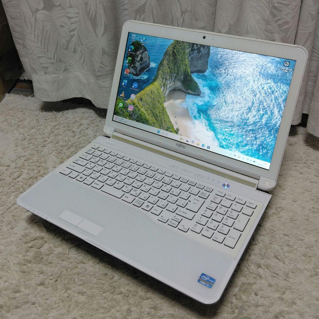 千65 超特価 SSD CPUi7 メモリ8GB Office ノートパソコン