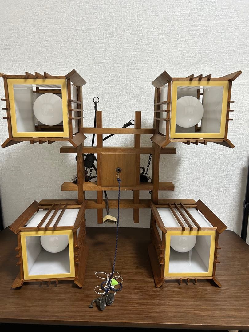 オーヤマ照明（オーデリック）和風 木製 吊り下げ照明　レトロ