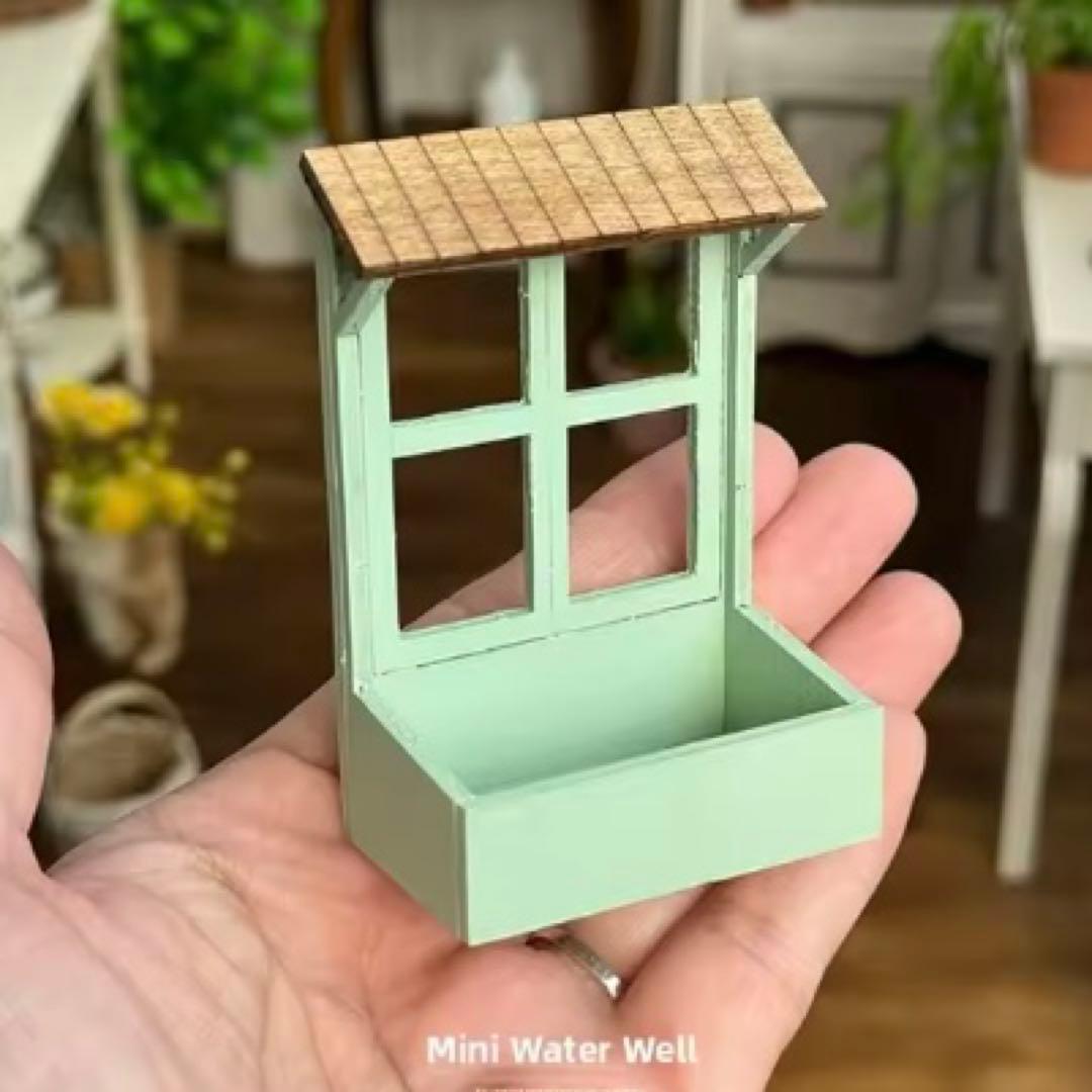 専用ページ　ミニチュアガーデン雑貨　ランタン風鳥かご　プランターボックス