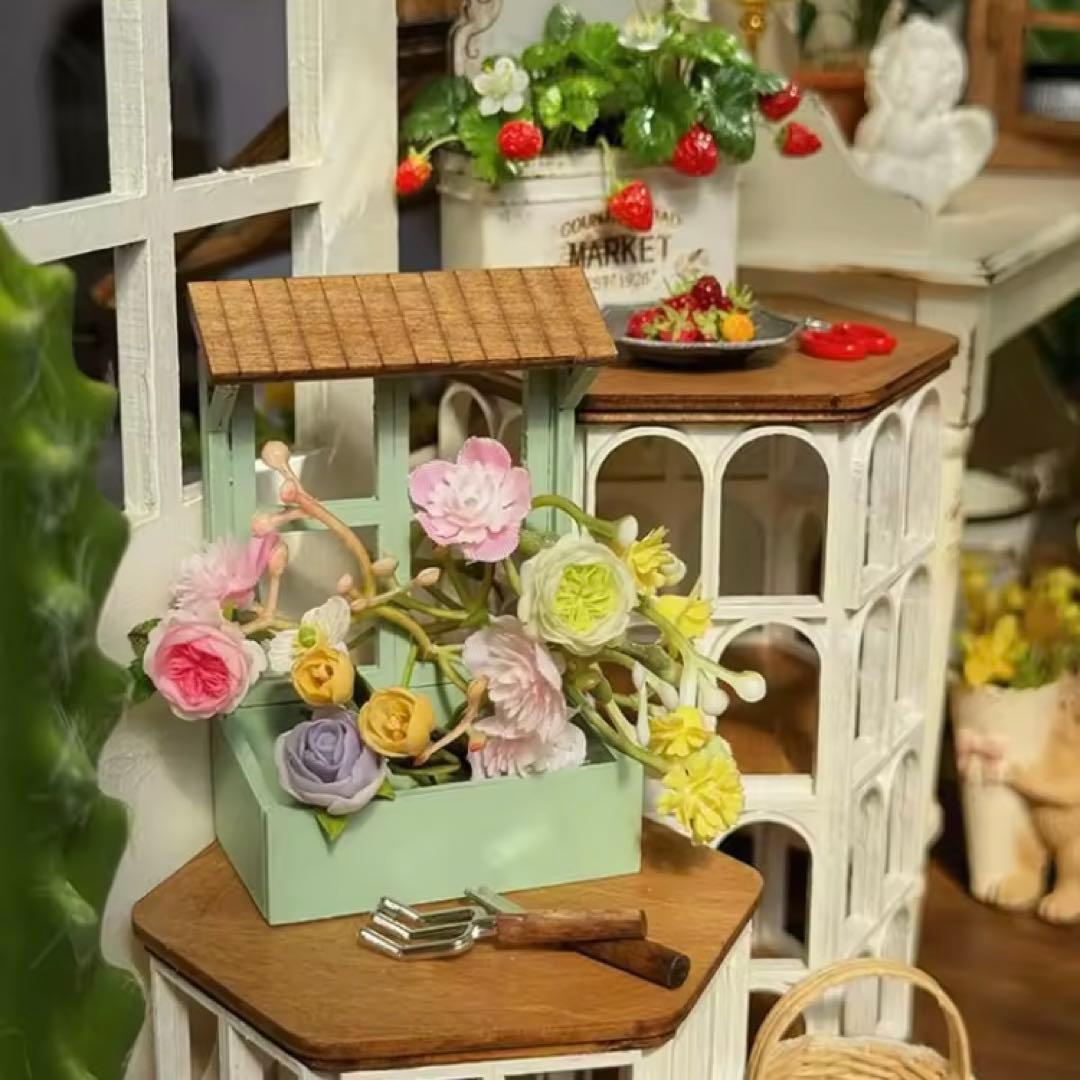 専用ページ　ミニチュアガーデン雑貨　ランタン風鳥かご　プランターボックス