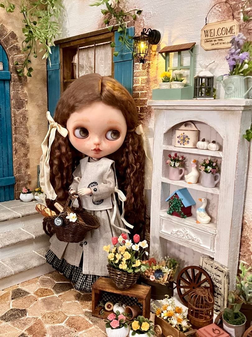 専用ページ　ミニチュアガーデン雑貨　ランタン風鳥かご　プランターボックス