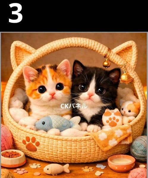 オーダーページ　ハンカチ496 にゃんこ柄　ハンドメイド2/27