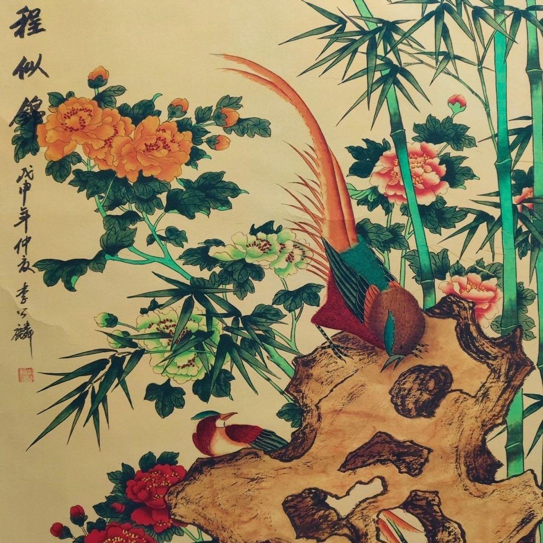 马远 山水图 中国画 掛け軸 水墨画 和室 玄関 茶室 壁掛け 美術品