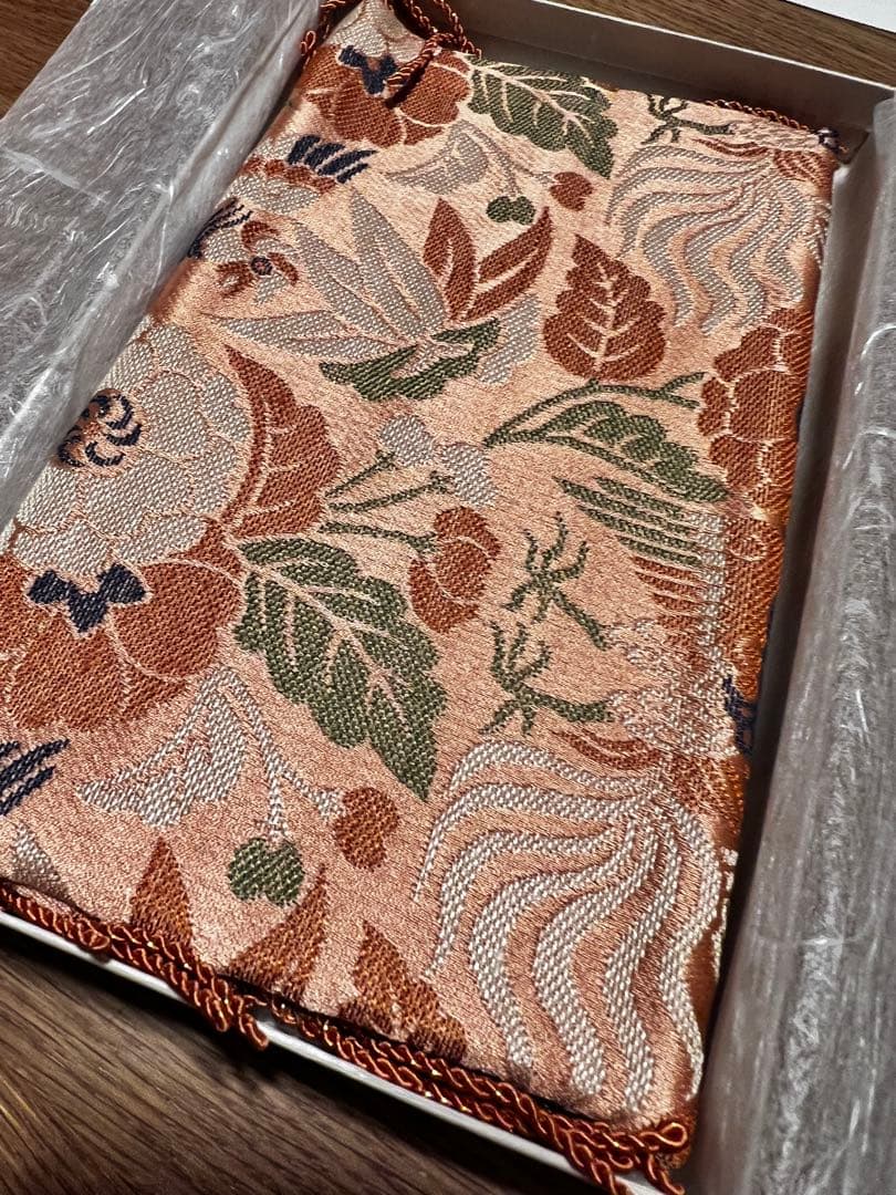 笹文緞子　テーブルセンター 正絹　日本製