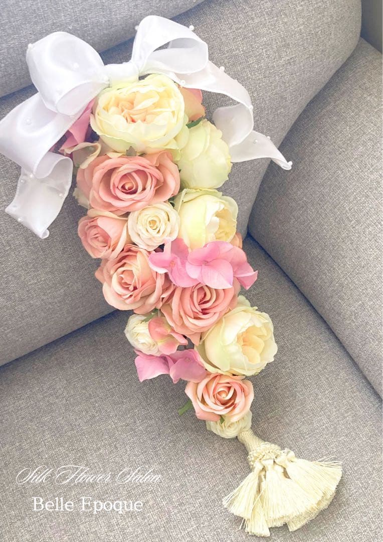 【1点限り】美しいアーティフィシャルフラワーのガーランド