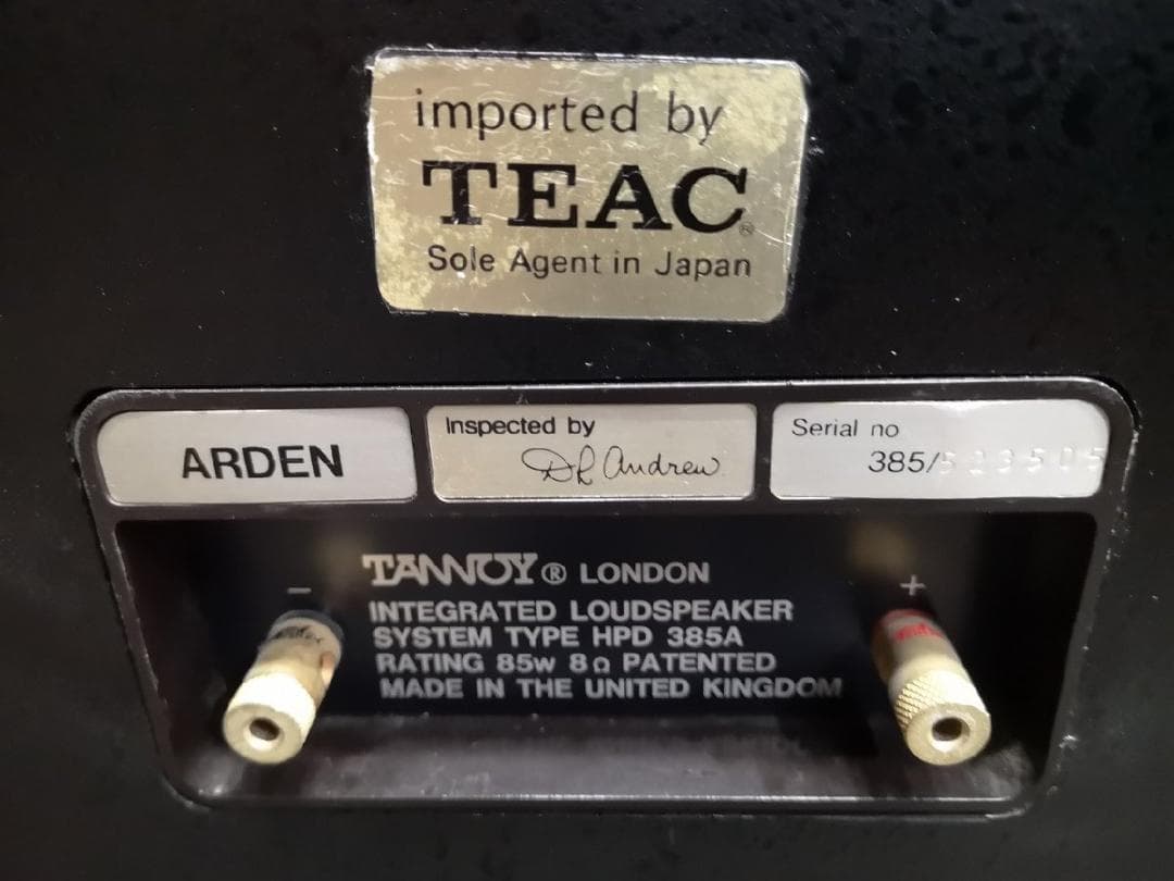 ◆大感謝祭!! TANNOY ARDEN スピーカー ペア m0s9912