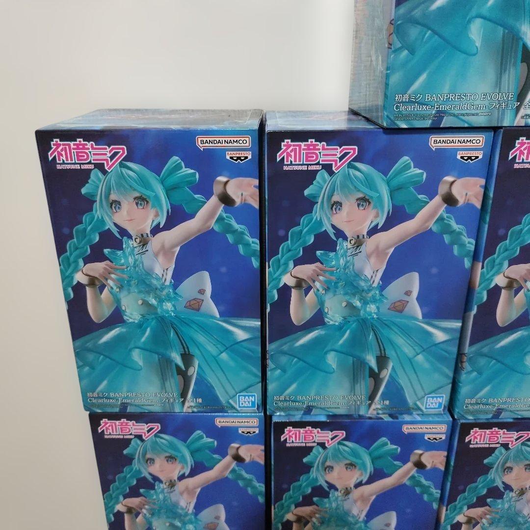 初音ミク ClearLuxE-EmeraldGem フィギュア　13個