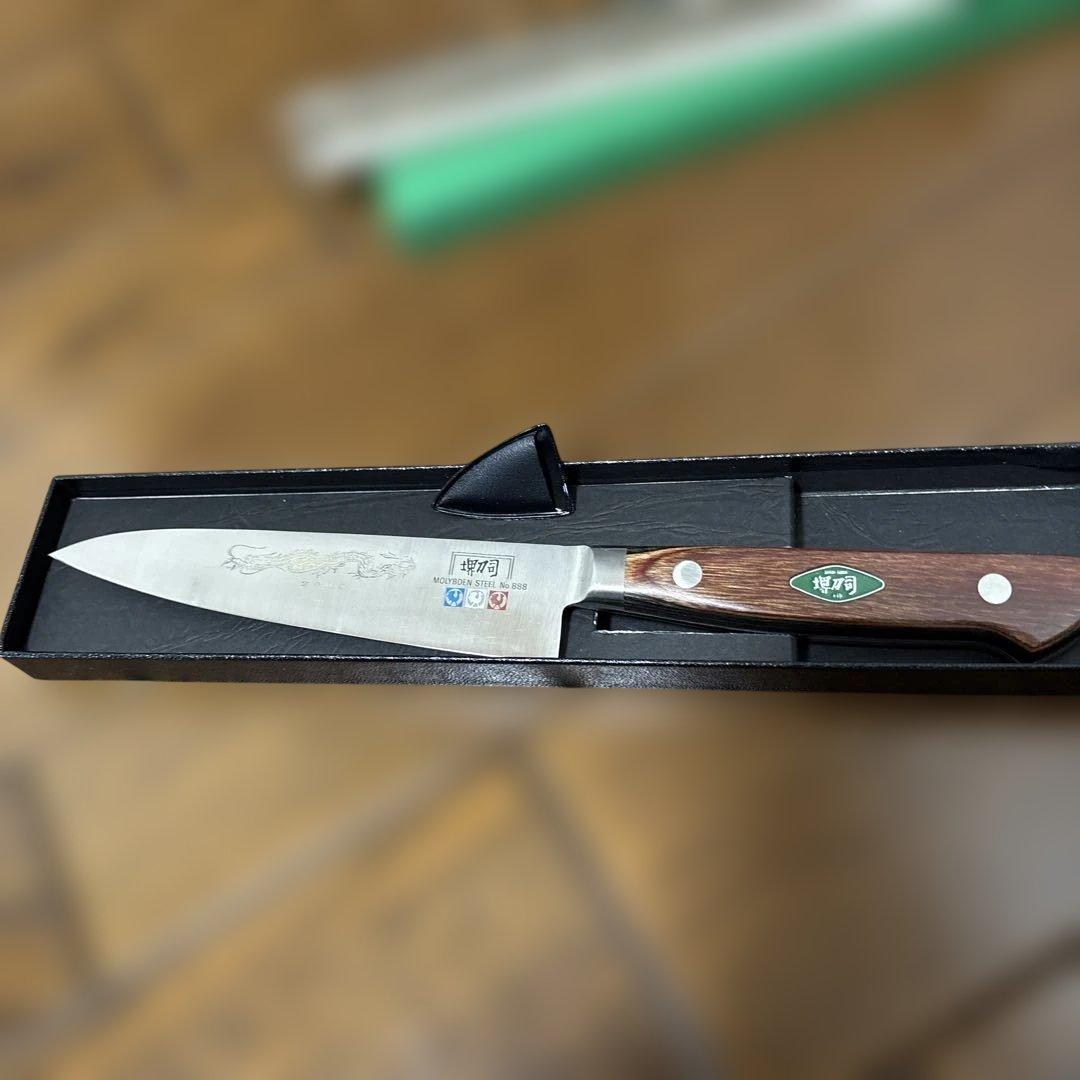 堺刀司　ペティナイフ　高級洋包丁　和泉利器製作所のペティナイフ　125mm