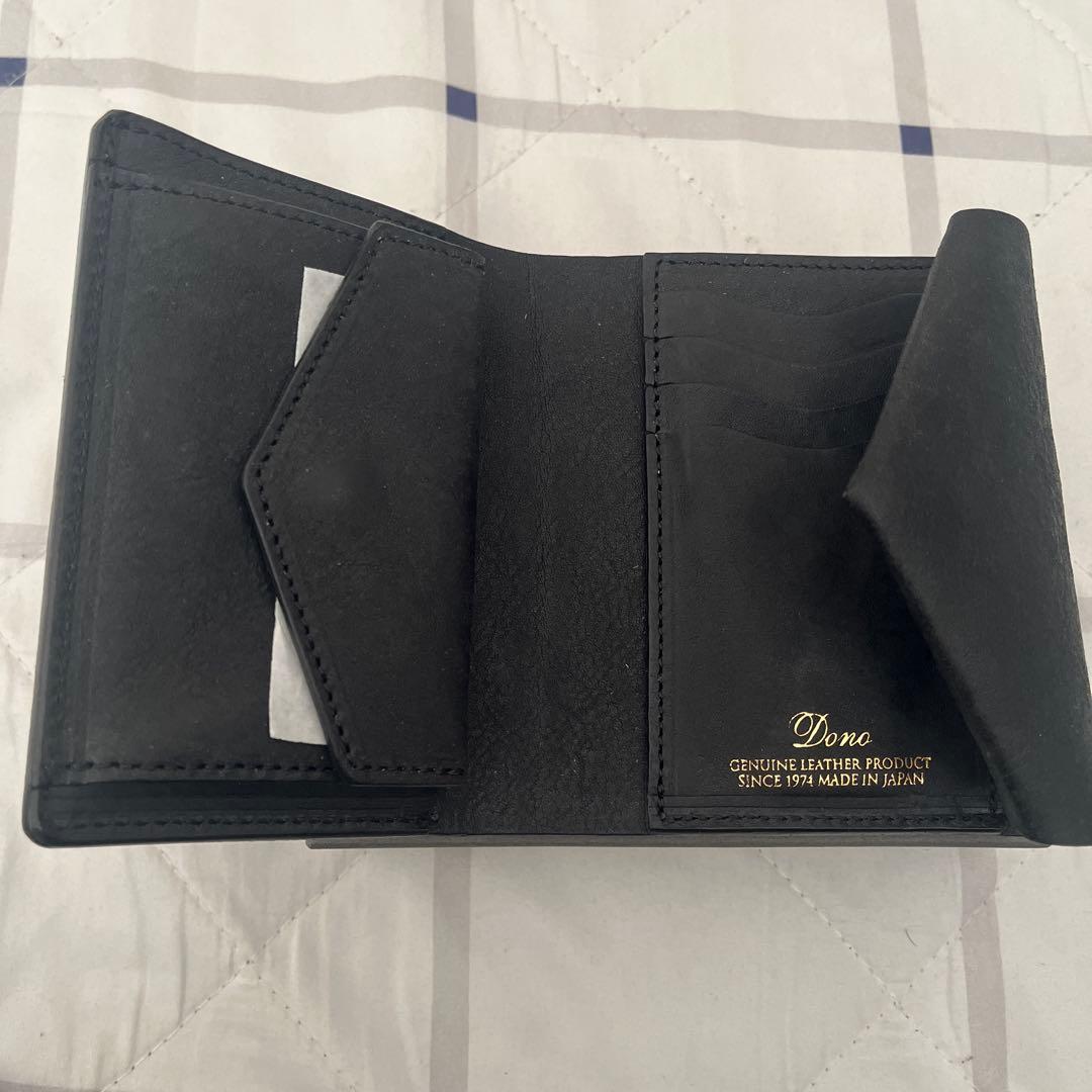 Dono レターウォレット(ブラック)