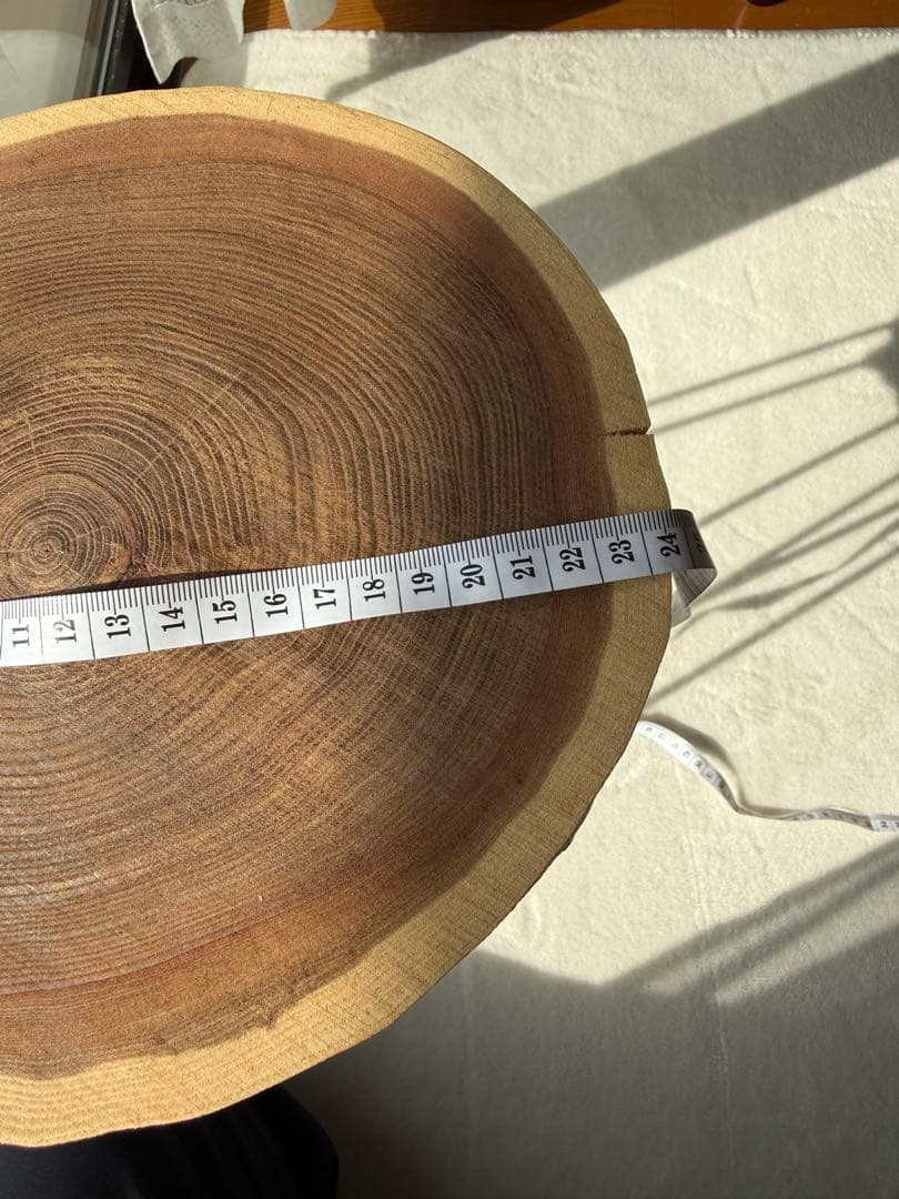 ミニ　コーヒーテーブル　サイドテーブル　天然木　一枚板(k017)一点もの