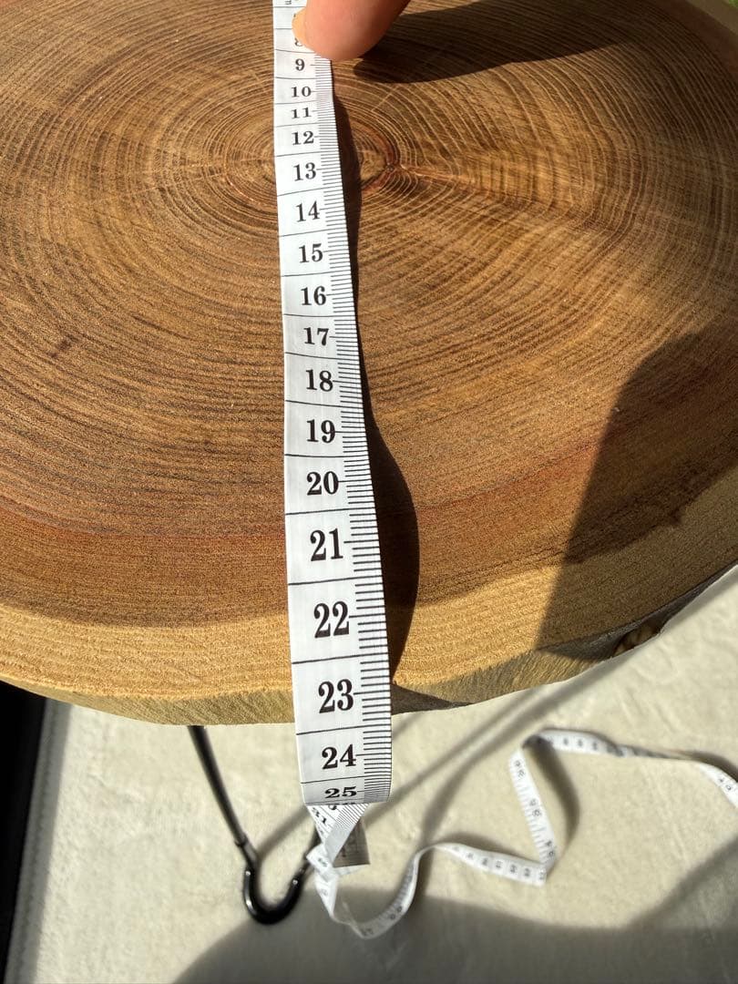 ミニ　コーヒーテーブル　サイドテーブル　天然木　一枚板(k017)一点もの