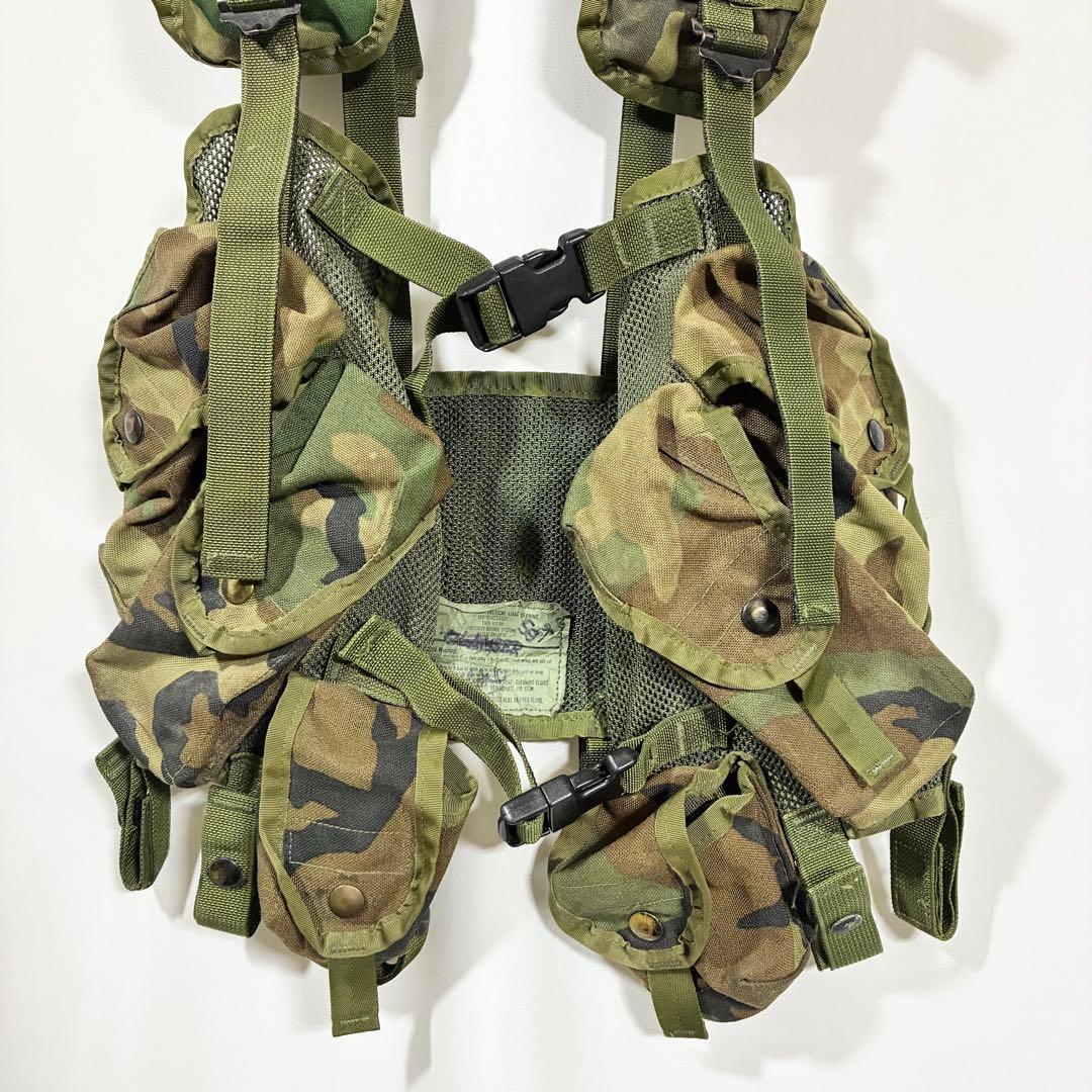 米軍 実物 タクティカルロードベアリングベスト 初期型モデル 迷彩