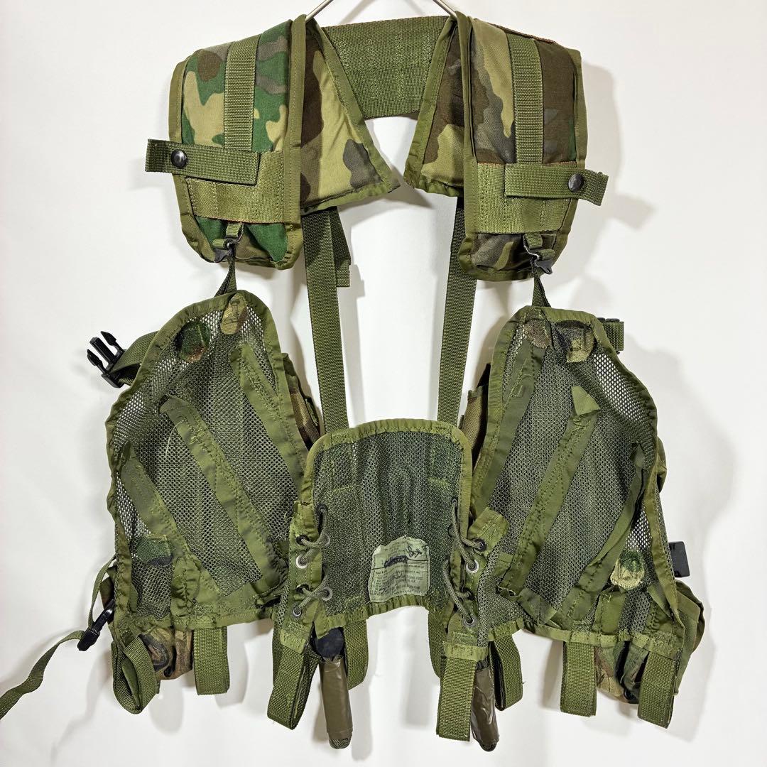 米軍 実物 タクティカルロードベアリングベスト 初期型モデル 迷彩