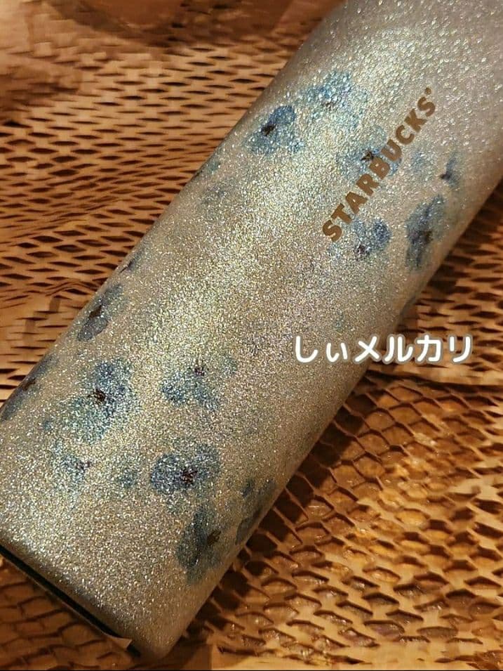 スターバックス SAKURA2026ステンレスボトルグリッターエアリーブルー