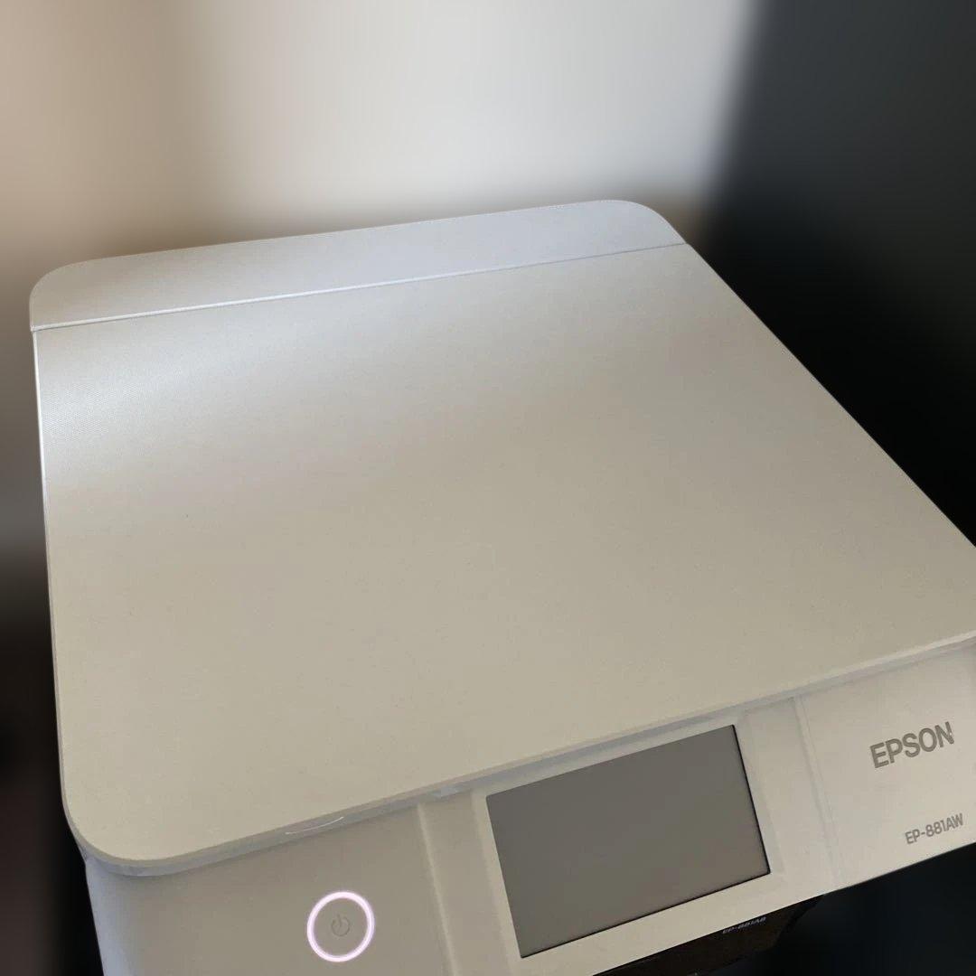 EPSON EP-881AW ホワイトプリンター