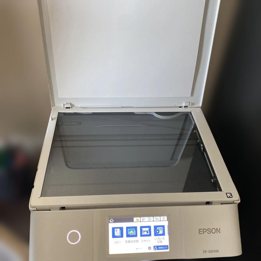 EPSON EP-881AW ホワイトプリンター