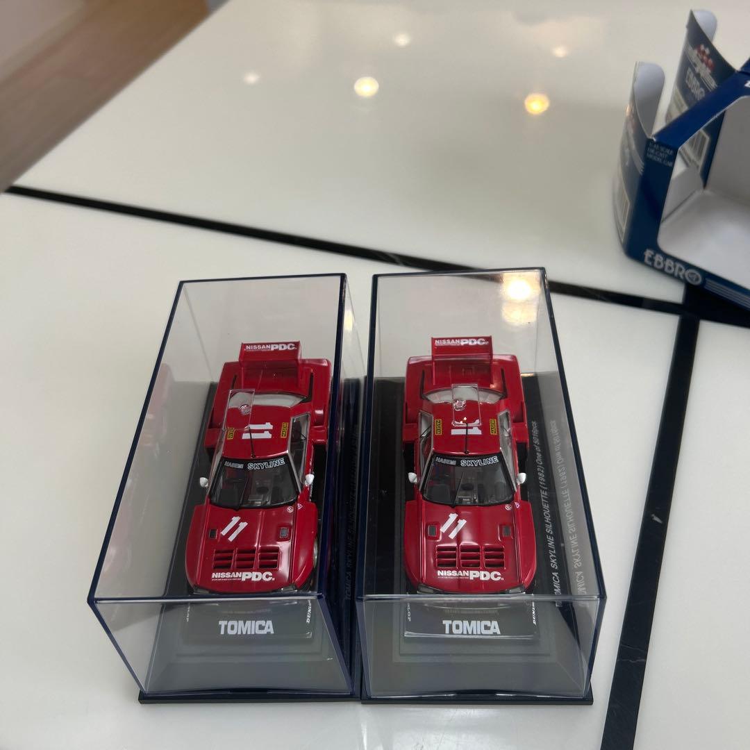 限定　エブロ　トミカスカイラインシルエット1982 2台