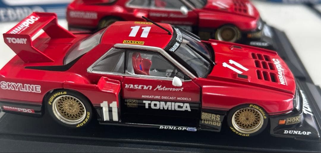 限定　エブロ　トミカスカイラインシルエット1982 2台