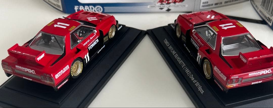 限定　エブロ　トミカスカイラインシルエット1982 2台