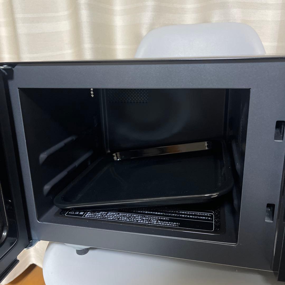 美品 YAMAZENオーブンレンジYRS-F160V（B） 電子レンジ